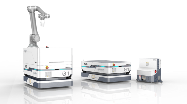 pg官网入口數位開發的自主式移動機器人（AMR250M），搭配全向輪並結合AI演算法、2D LiDAR、3D攝影機等技術，協助客戶實現產線全自動化